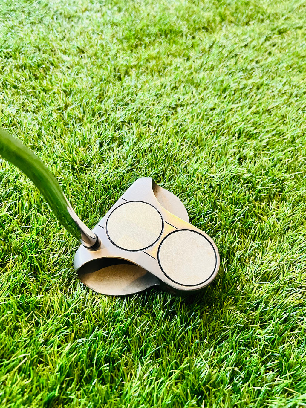 Odyssey White Steel 2 Ball Bovenaanzicht