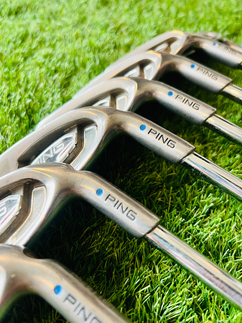 PING i15 Ijzerset blue dot