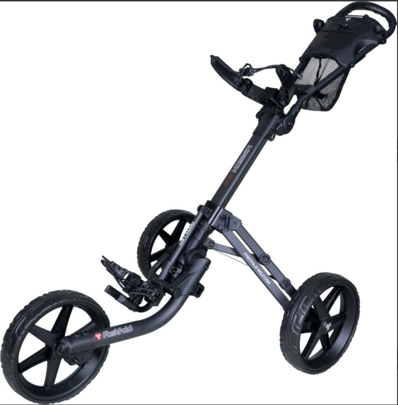 Fastfold   Mission 5.0   3 Wheel Trolley   Charcoal   Black