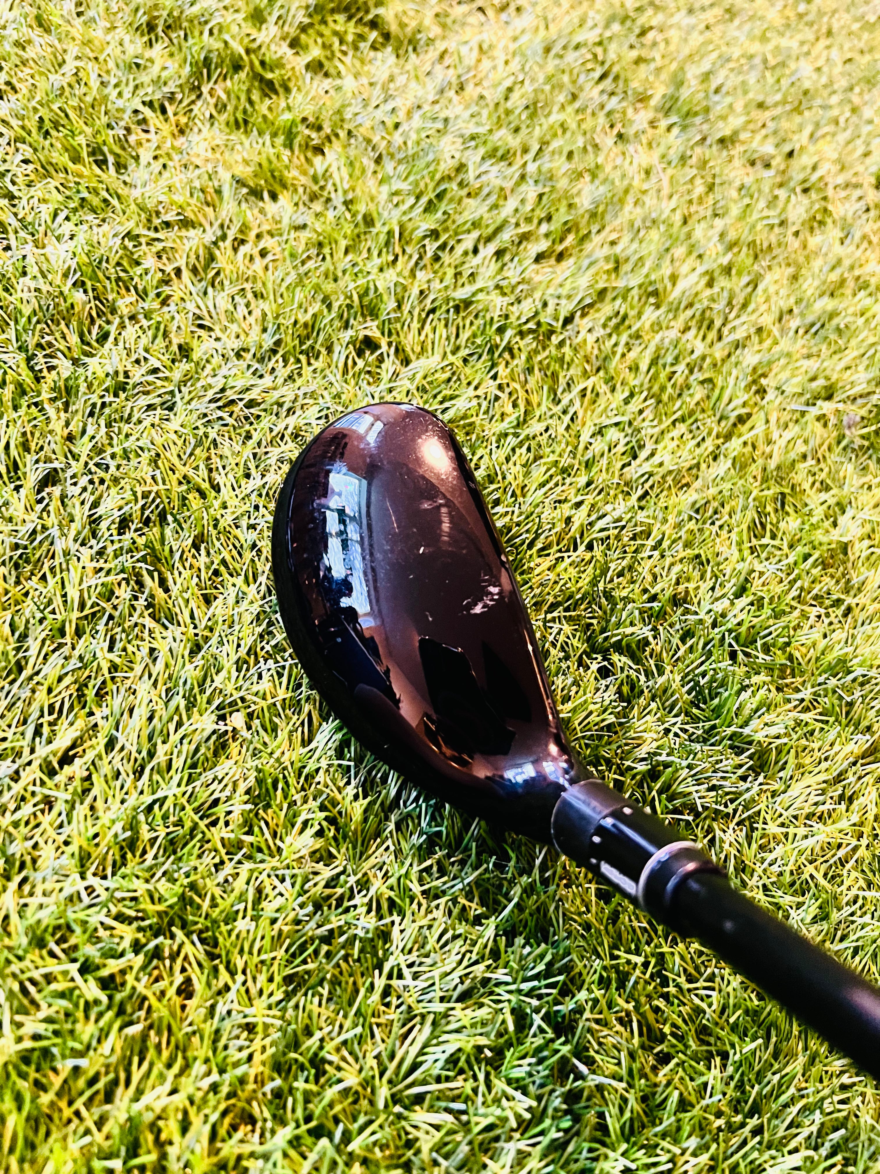Bovenaanzicht van de Taylormade Hybride 3