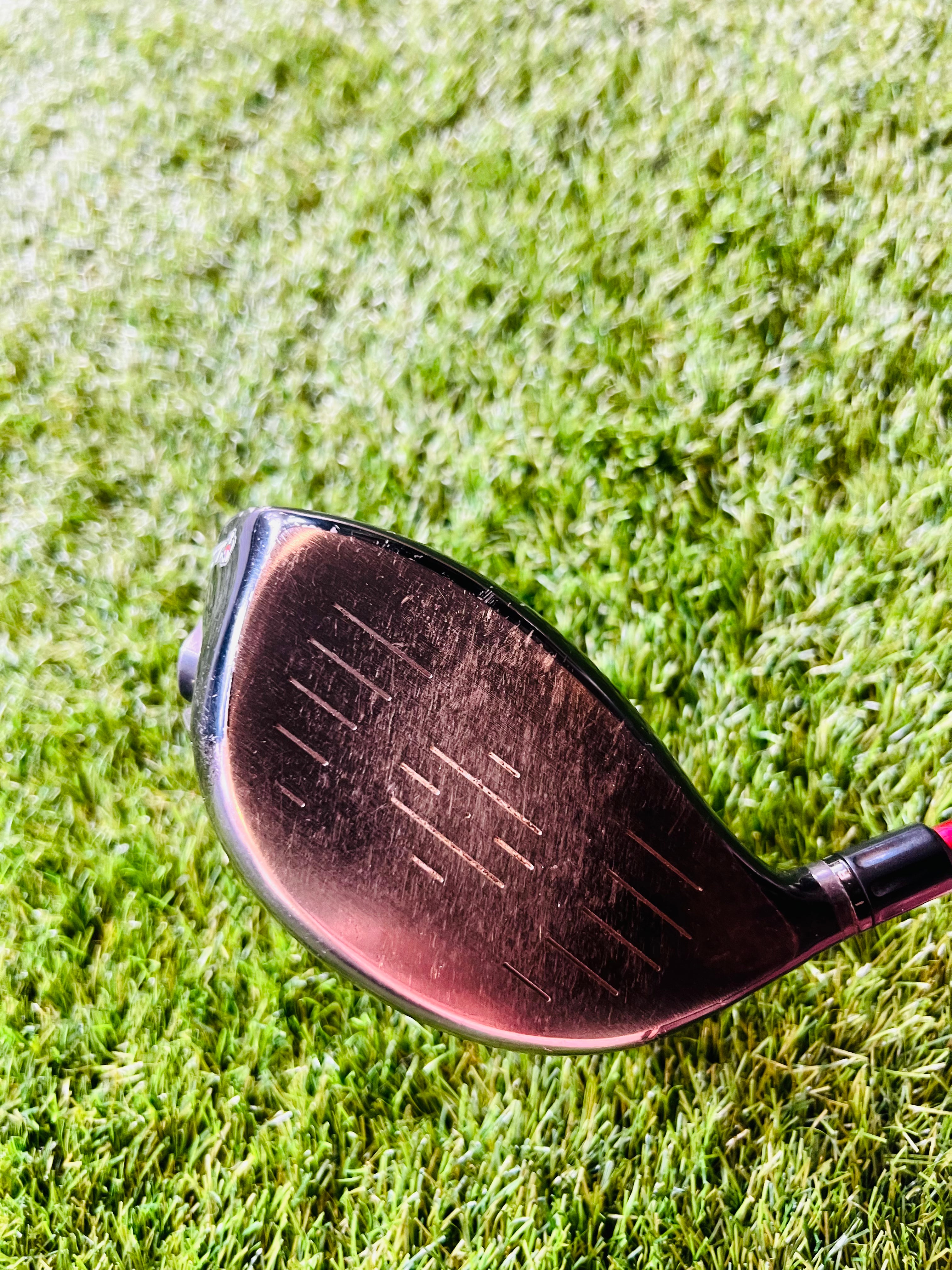 Clubface van de Taylormade R9 Supertri Driver