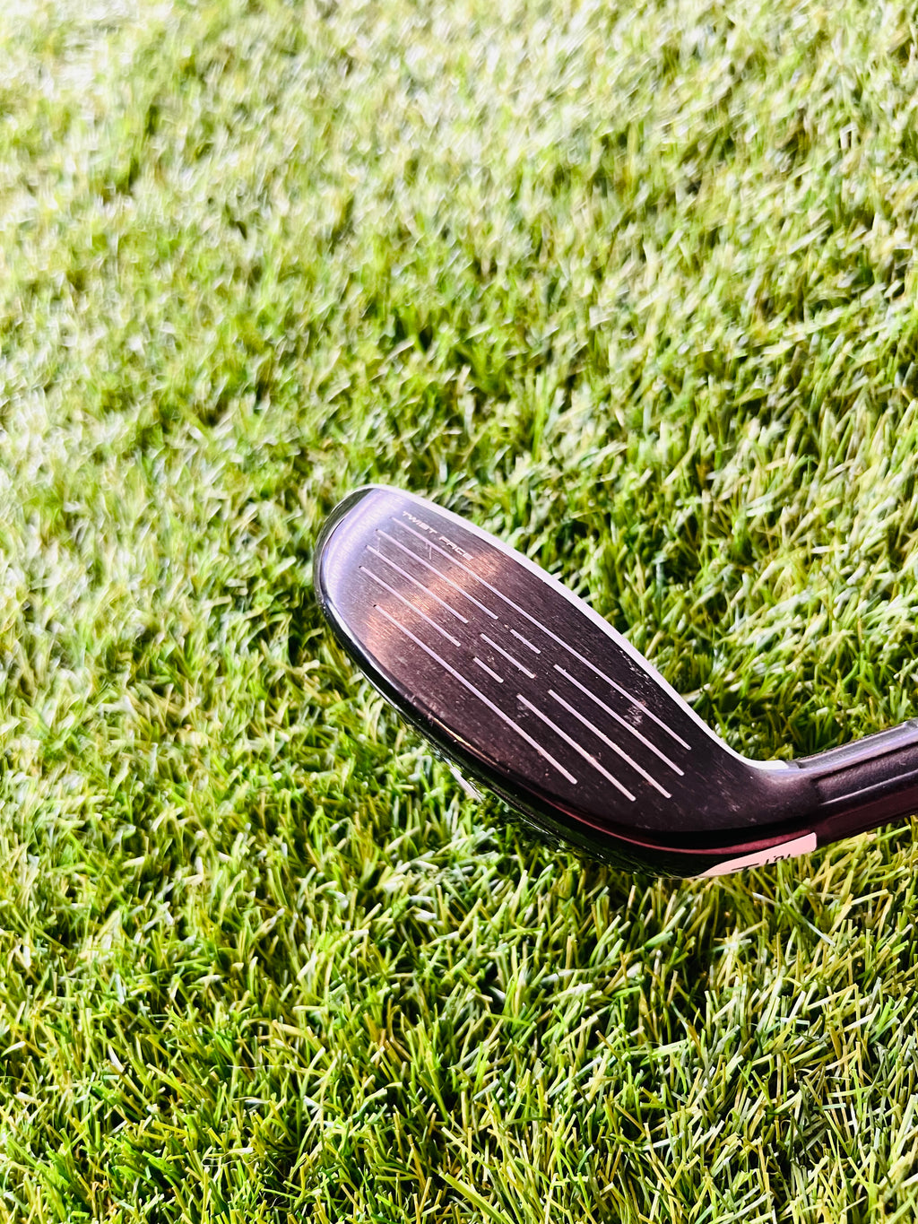 Clubface van de Taylormade Sim 2 Max hybride