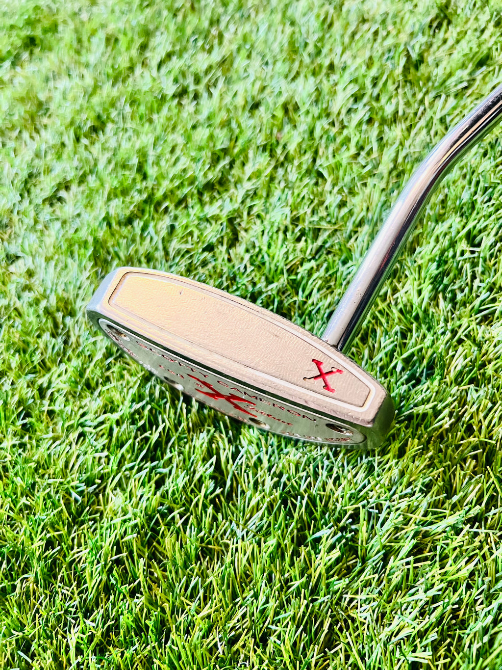 Clubface van de Titleist Scotty Cameron Red X