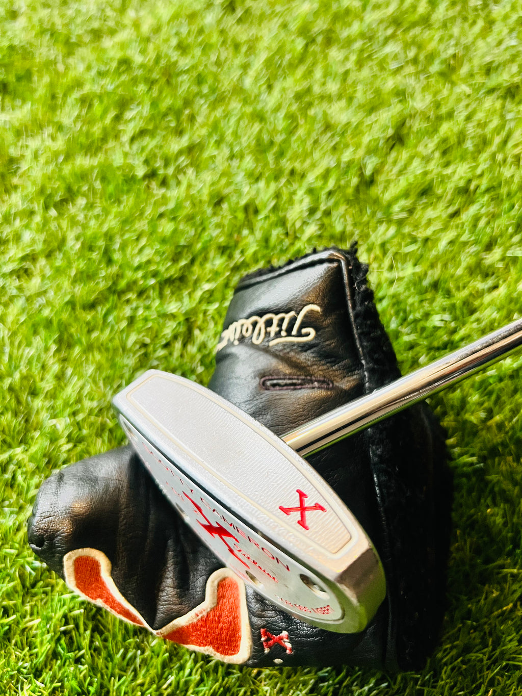 Clubface van de Titleist Scotty Cameron Red X