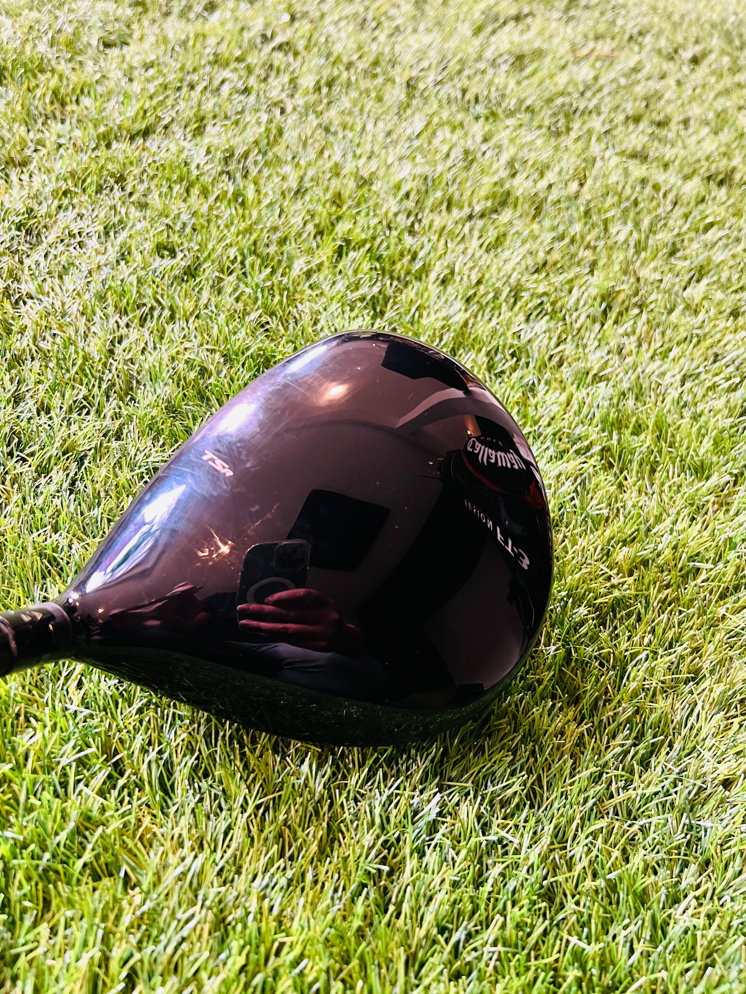 Bovenaanzicht van de Titleist TSR3 Driver