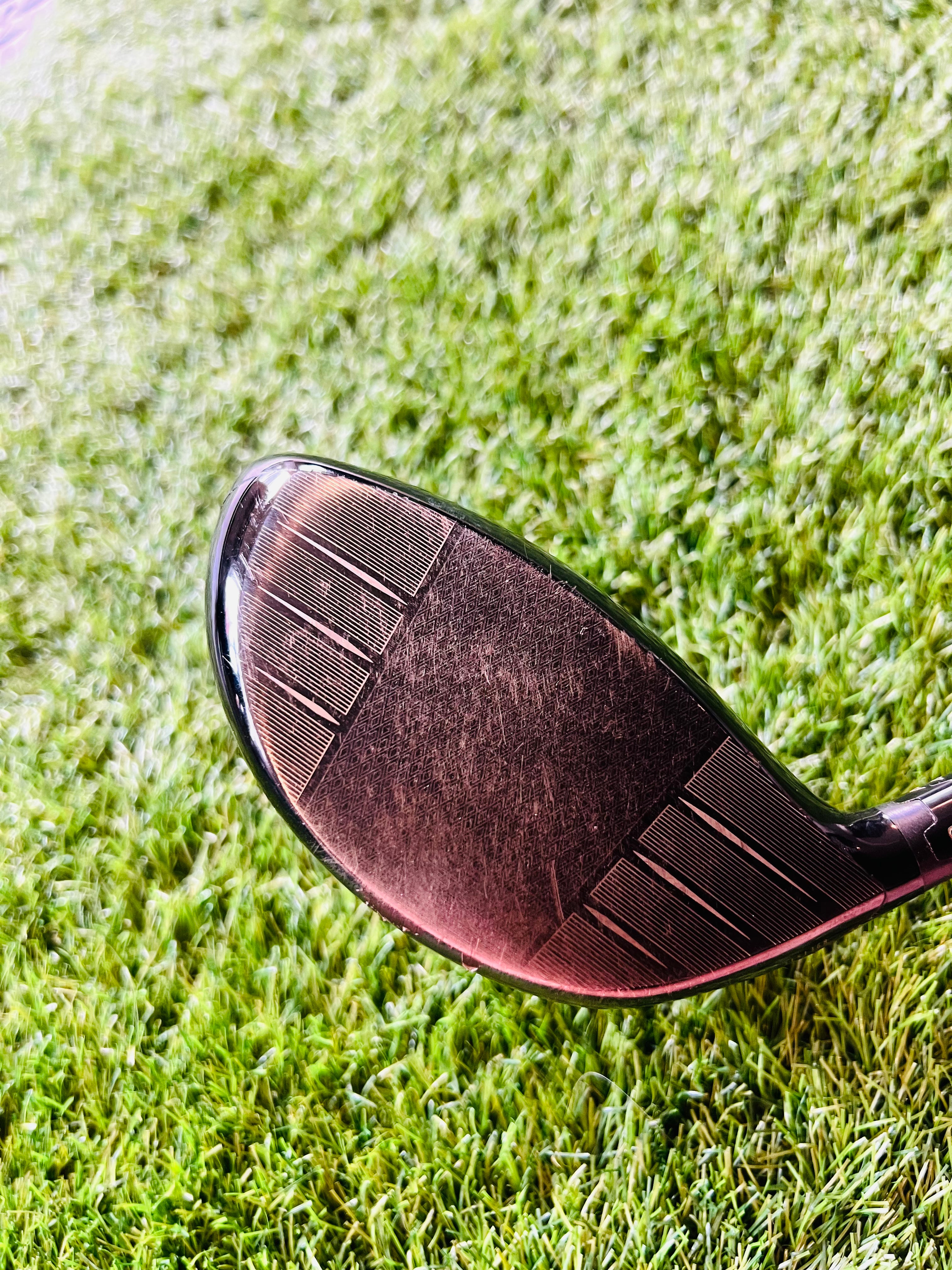 Clubface van de Titleist TSR3 Driver